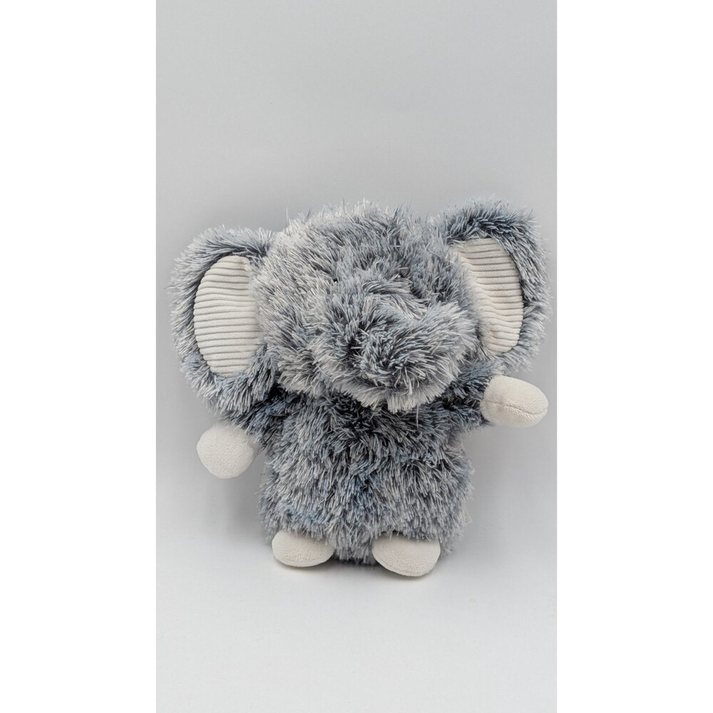 Spark Create Imagine Fur Pals Plush Gray Elephant Crinkle Rattle Soft Baby Toy